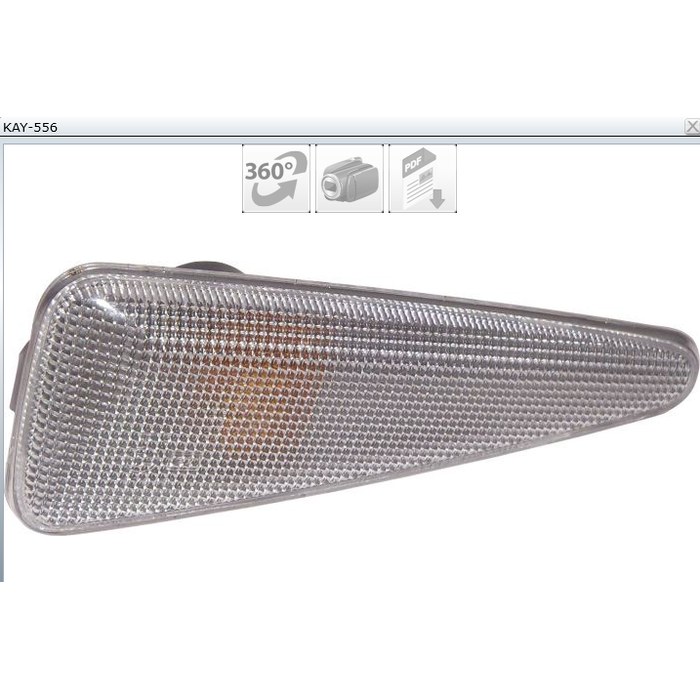 FEUX LATERAL D REN CLIO DACIA 2009 8200602765 — MGA KAY-556