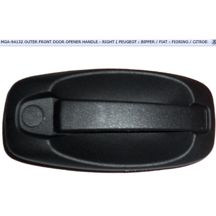 POIGNEE DE PORTE EXT D BIPPER NEMO 9101LC — MGA MGA-94132