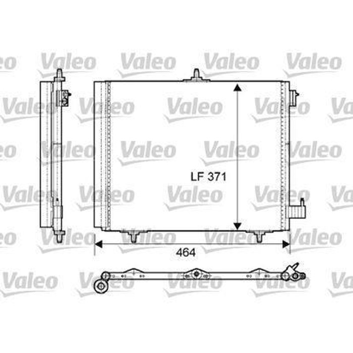 RADIATEUR CLIM ZZ C2 C3 I II III DS3 1007 2008 207 208 814095 — ORIS CPE207016
