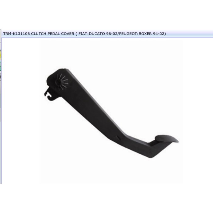PEDALE EMBRAYAGE BOXER — MGA TRM-K131106