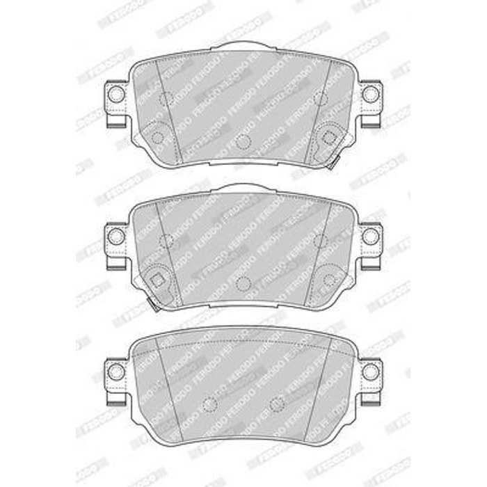 PLAQ FREIN AR NISSAN QASHCAI 05P1992 — FERODO 573658CH