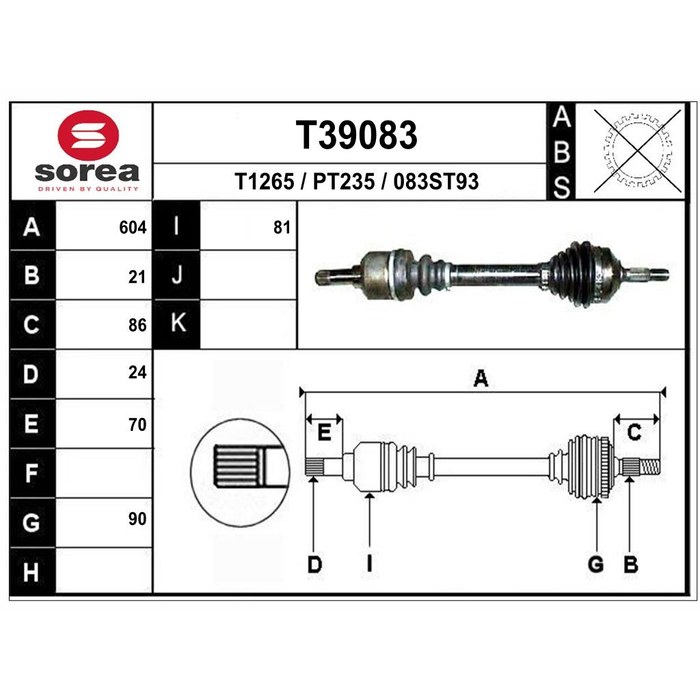 TRANSMISSION 206 G DIESEL — SOREA SET39083