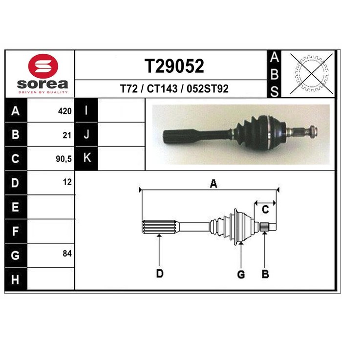 TRANSMISSION LNA — SOREA SET29052
