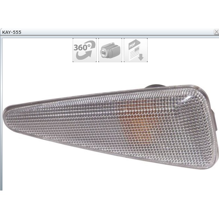 FEUX LATERAL G CLIO DACIA SANDERO 8200602763 — MGA KAY-555