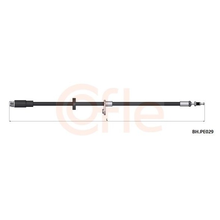 FLEXIBLE FREIN AV PSA C3 III 207 208 4806G1 6T48063 — COFLE 92.BH.PE029