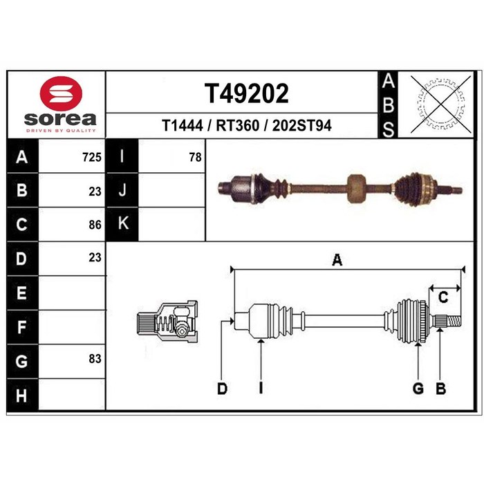 TRANSMISSION D CLIO/KANGO DCI — SOREA SET49202
