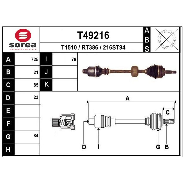 TRANSMISSION D CLIO II 1.2 KANGOO******* — SOREA SET49216