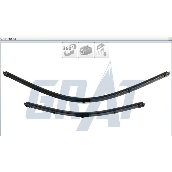 JEUX BALAIS 65-43CM PSA 207 FORD FOCUS — MGA GRT-P6543