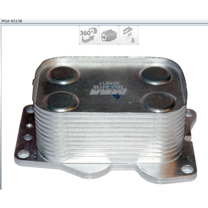 REFROIDISSEUR HUILE EXPERT C4 307 308 2.0HDI 1103L3 — MGA MGA-63138