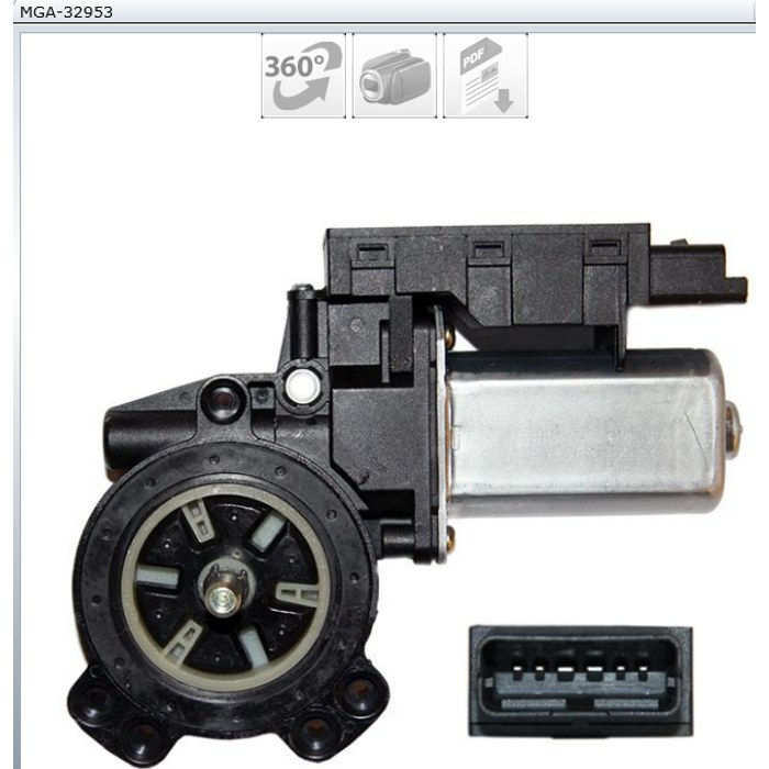 MOTEUR APPAREIL MONTE GLACE MEGANE II 8200075938 — MGA MGA-32953