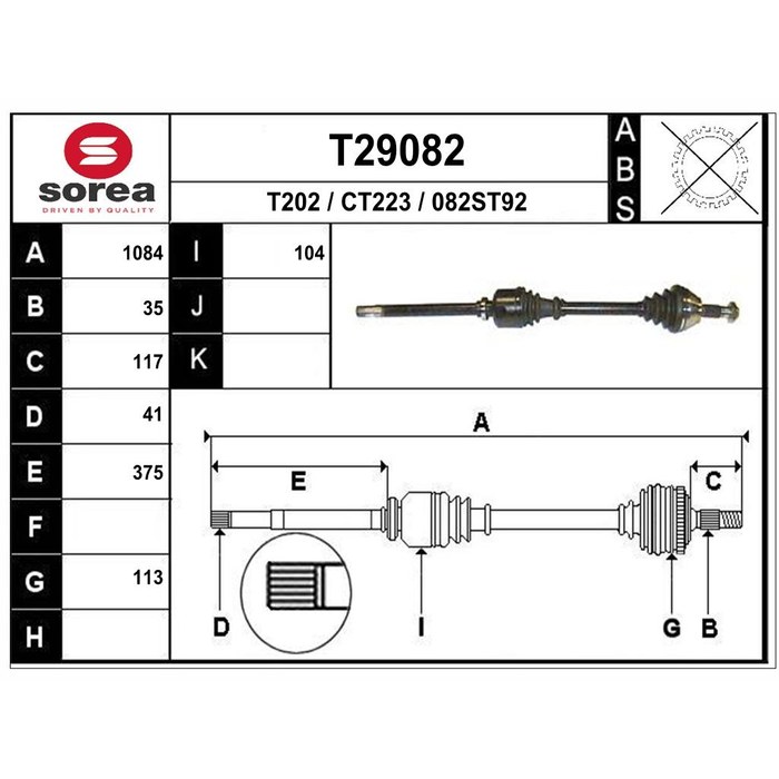 TRANSMISSION BOXER2.5/2.8HDI — SOREA SET29082