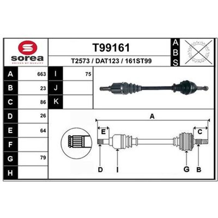 TRANSMISSION G DACIA LOGAN SANDER II 1.5DCI T99161 — MGA MGA-70848