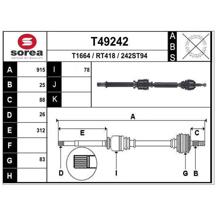 TRANSMISSION D SCENIC II GRAND SCENIC II 1.5 DCI — SOREA SET49242