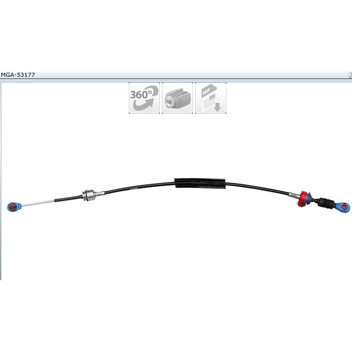 CABLE VITESSE BLEU REN CLIO SYMB 7701479164 — MGA MGA-53177