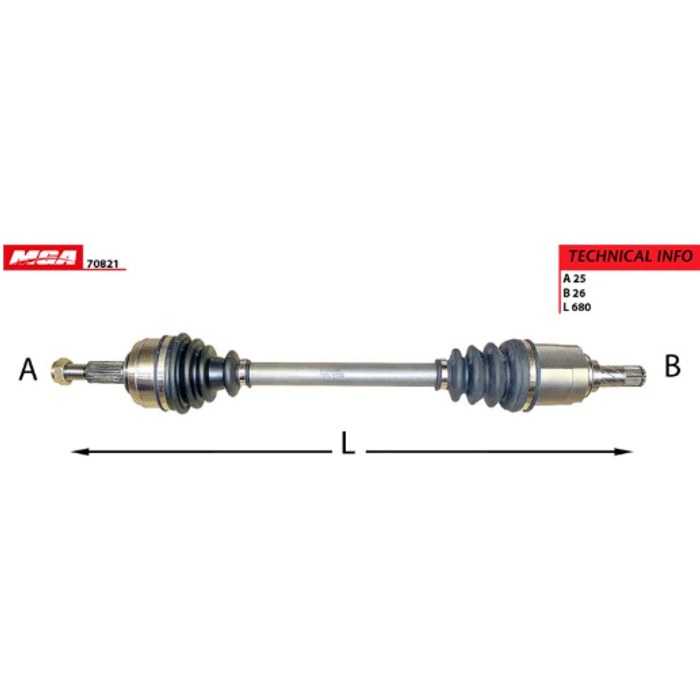 TRANSMISSION G MEGANE III 1.5DCI T49307 — MGA MGA-70821