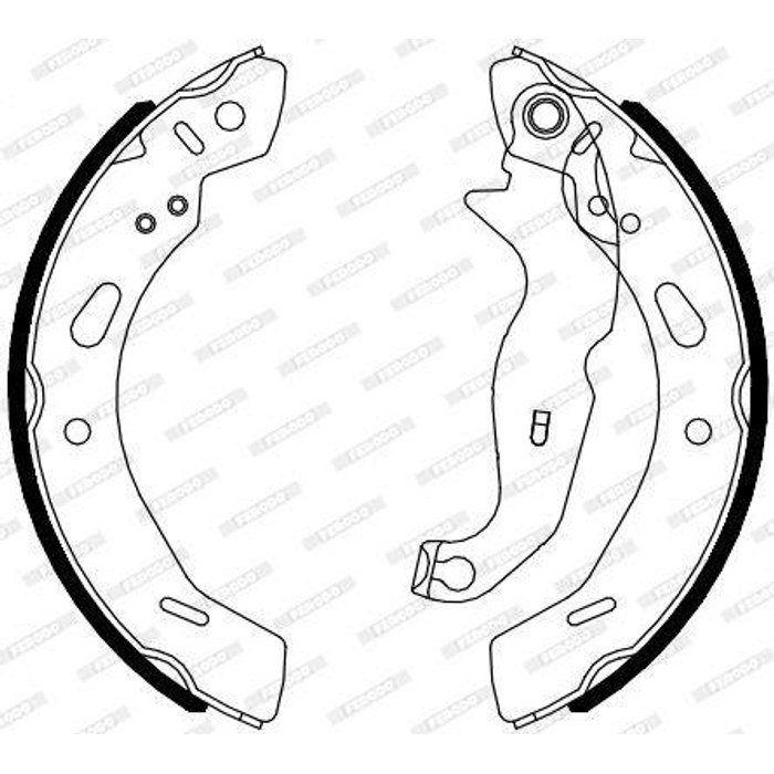 JEUX MACHOIRES FORD FIESTA VI 08 — FERODO FSB4080