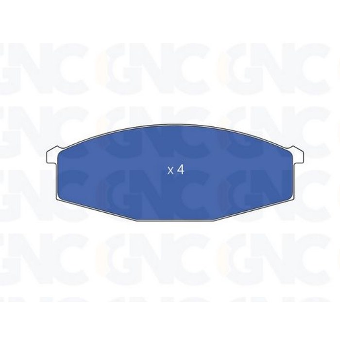 PLAQ DE FREIN AV NISS PATROL Y60 05P289 JP — GNC P0251