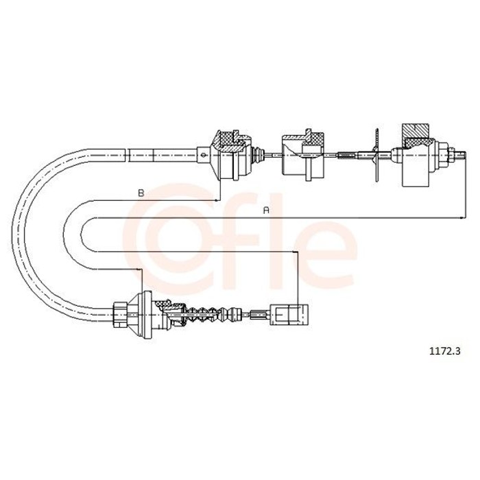 CABLE EMB PSA JUMPER-BOXER FIAT DUCATO 2150T6/1312633080/2150J4/1318450080 — COFLE 92.1172.3