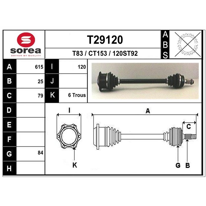 TRANSMISSION GSA — SOREA SET29120