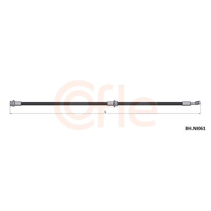 FLEXIBLE FREIN NISSAN QASQHQAI J10 46210JD005 — COFLE 92.BH.NI061