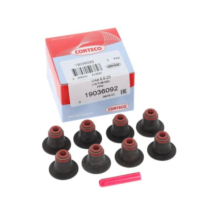 JEU 8 PARAHUILE SOUPAPE 206 207 307 1.4 HDI — CORTECO 19036092