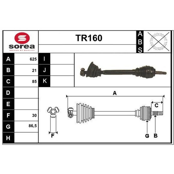 TRANSMISSION CLIO II G 303228 — SOREA SET49171