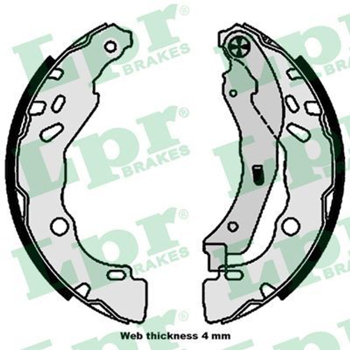 MACHOIRE DE FREIN PSA C3 C4 208 301 OPEL CORSA F 362594B LPR 01109 — BENDIX 610478
