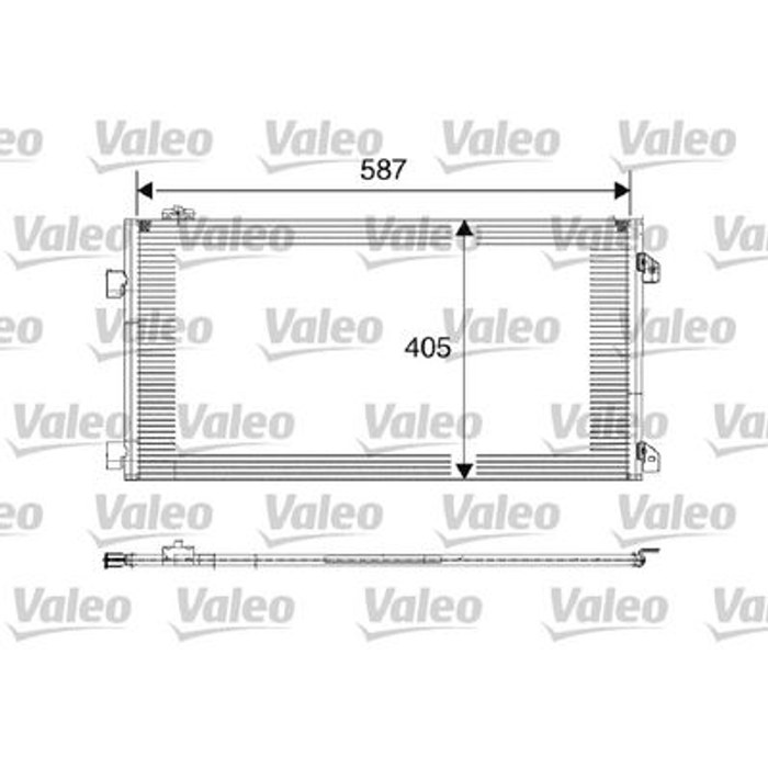 RADIATEUR CLIM ZZ REN CLIO II SYMBOL 1.5DCI 817646 8200245598 — MGA MGA-82100