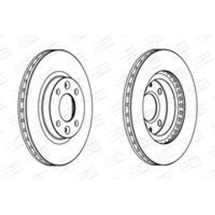 JEUX DE DISQUE DE REIN CLIO IV V LOGAN II R1062V — FERODO 562960CH