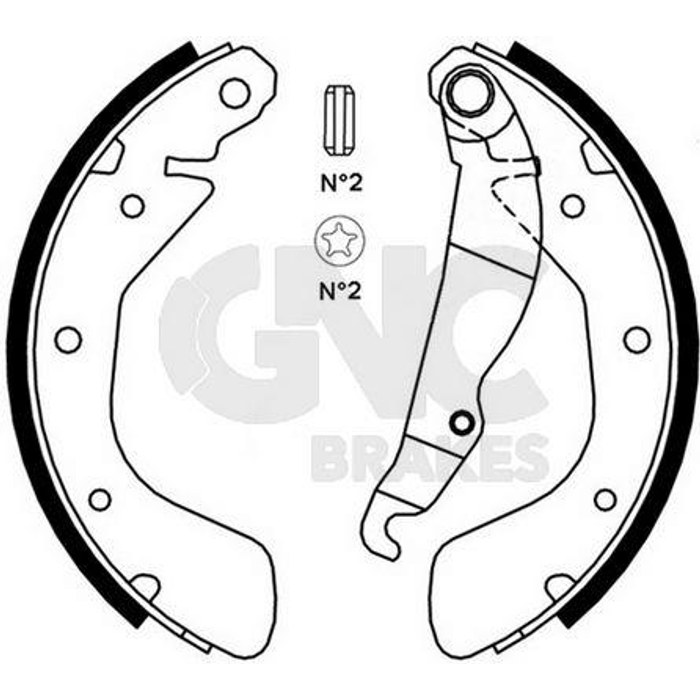 JEUX MACHOIRE AR OPEL ASTRA F CORSA A 06790 — GNC G0383