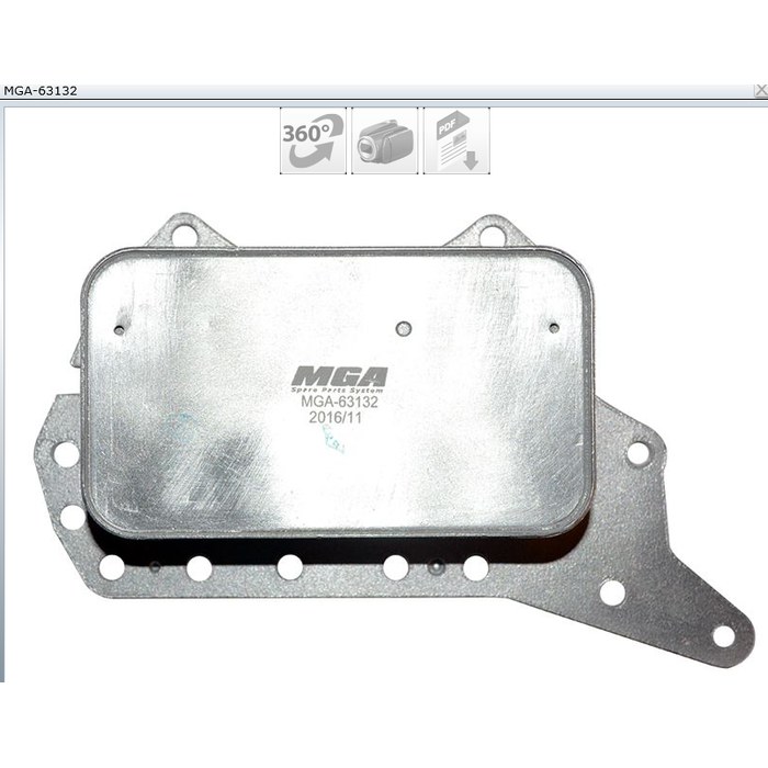 REFROIDISSEUR HUILE MEGANE III TRAFIC III 152085948R — MGA MGA-63132