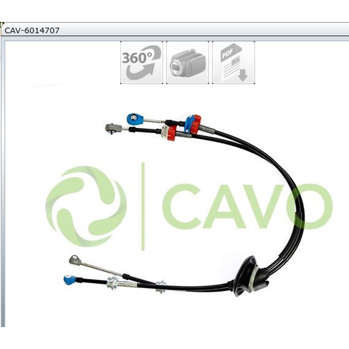 CABLE VITESSE C3 1.4HDI 2444V0 2444CR 2444FE — MGA CAV-6014707