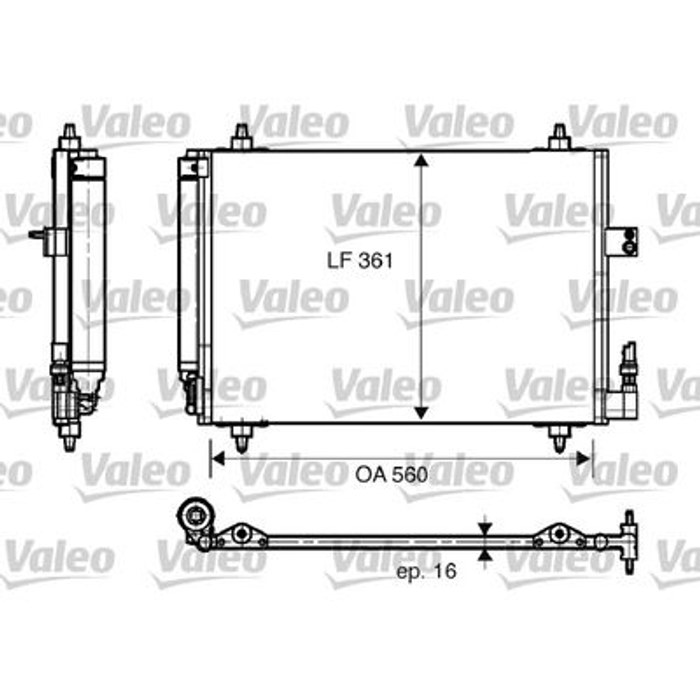 RADIATEUR CLIM ZZ C5 II 407 817824 — MGA MGA-82359