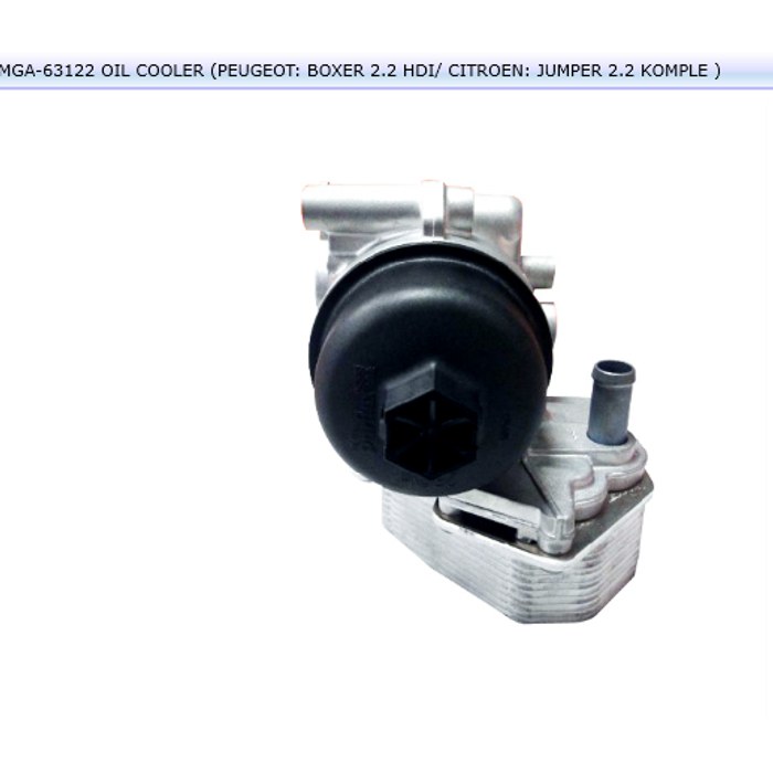 REFROIDISSEUR HUILE PSA BOXER /CIT JUMPER 1103Q1 — MGA MGA-63122