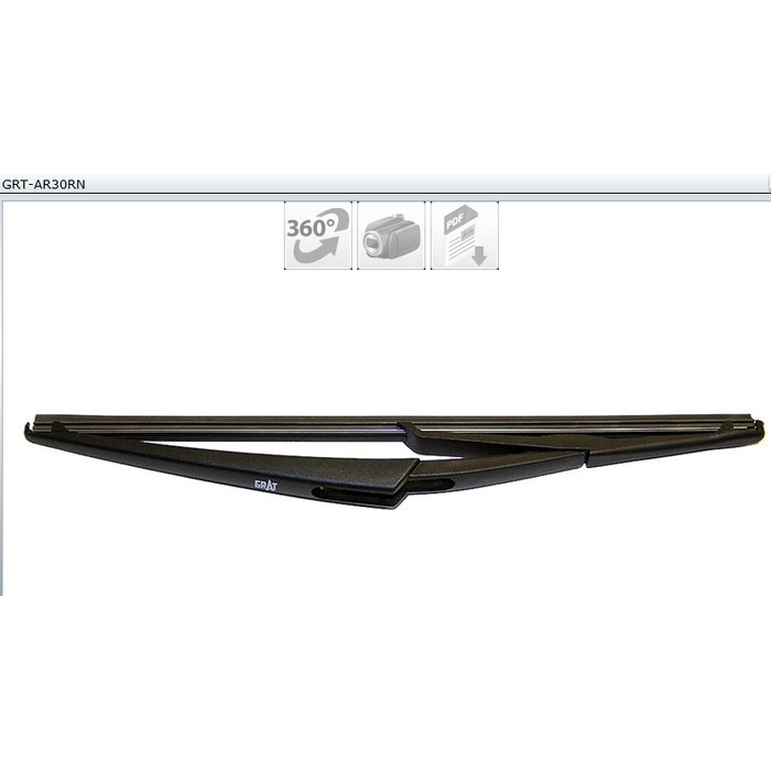 BALAIS ESSUIE-GLACE AR 30CM CLIO III C3 II DUSTER PUNTO CMAX 7711424717 — GRAT GRT-AR30RN