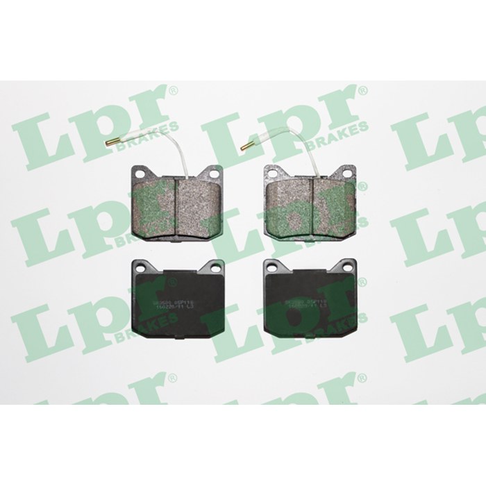 PLAQUETTES FREIN-AV PAR/BER/05P789 — LPR 05P1188