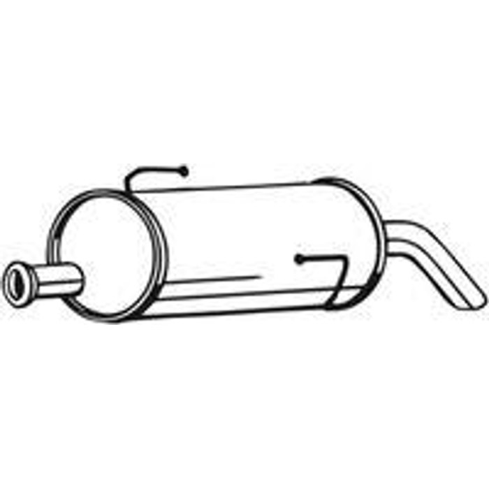 SILENCIEUX ARR PEUGEOT 206 REF 4603010
 805173 — EHK 4603010