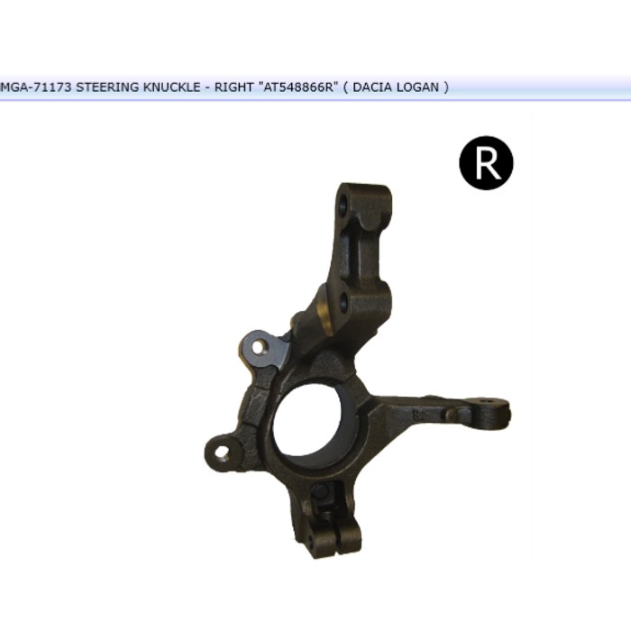 FUSEE METALIQUE AVANT D DACIA LOGAN 6001549733 — MGA MGA-71173