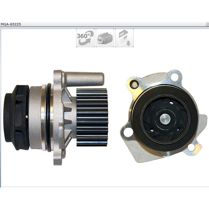 POMPE A EAU CADDY GOLF AMAROK 1.6TDI 2.0TDI PA1089 — MGA MGA-65225