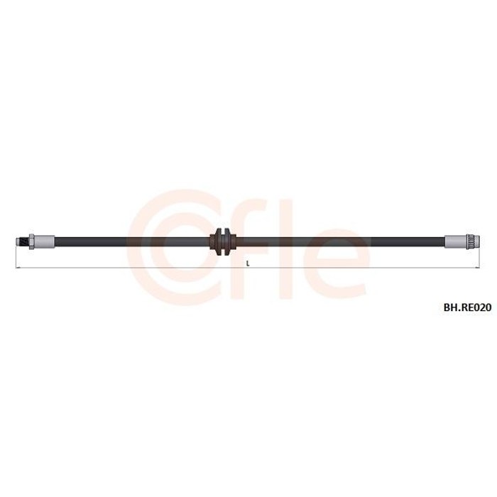 FLEXIBLE FREIN AV REN CLIO III IV MODUS 8200129954 8200597210 6T47879 — COFLE 92.BH.RE020
