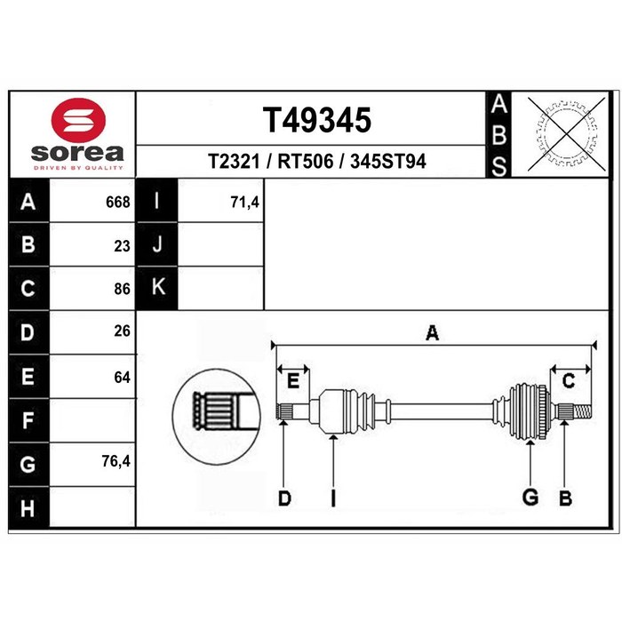 TRANSMISSION CLIO IV 1.5 DCI G — SOREA SET49345