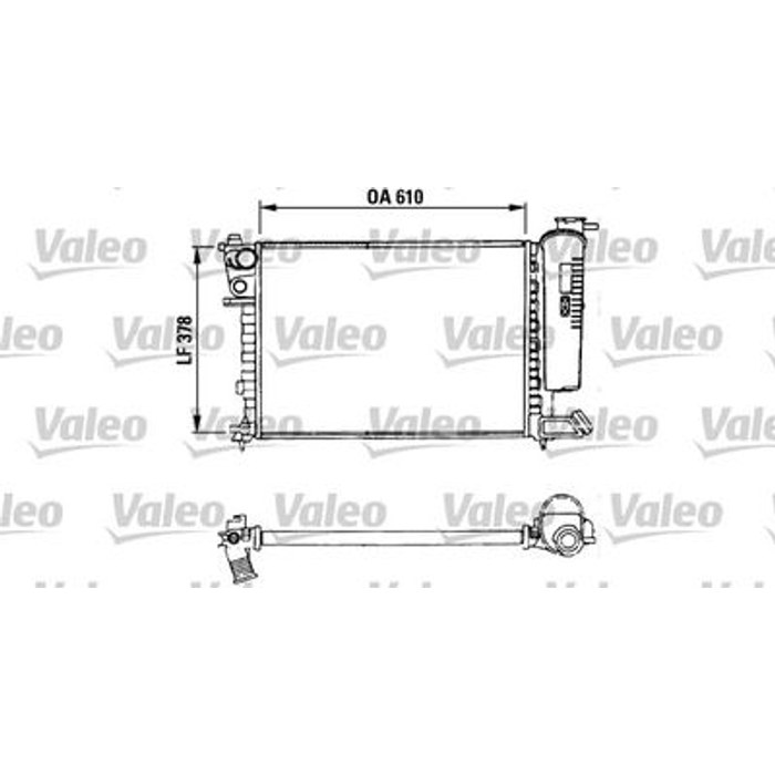 RADIATEUR 306 ZX XSARA 1.6 E 730630 — MGA MGA-80146