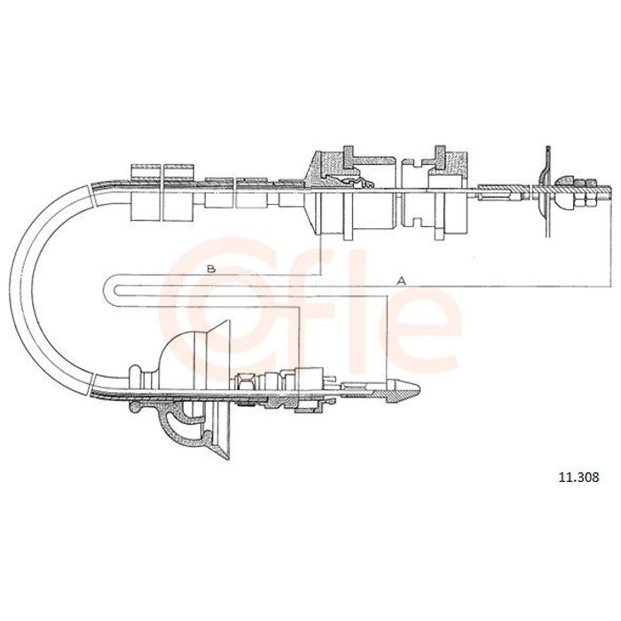 CABLE EMB PEU 405 215079 — COFLE 92.11.308