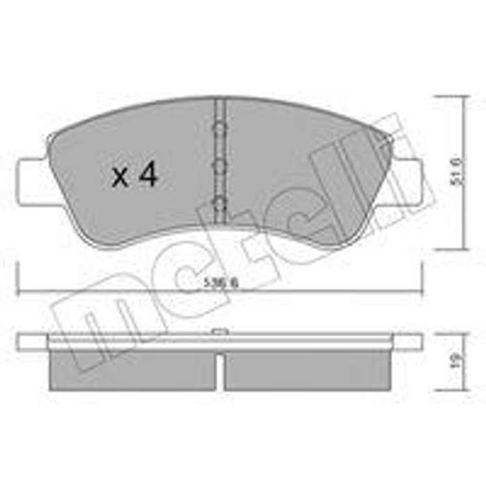 JEUX PLAQ PSA/PART/306/207 05P789 05P802 — METELLI 2203270