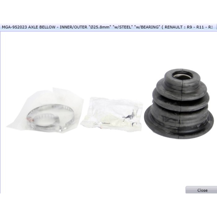 SOUFFLET CARDON R9-R11-R19-R21 FA0339 — MGA MGA-952023