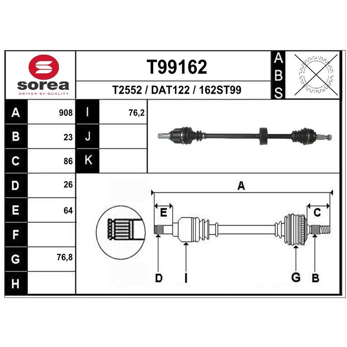 TRANSMISSION D DACIA LOGAN SANDER II 1.5DCI — SOREA SET99162