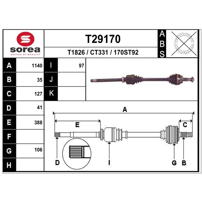 TRANSMISSION JUMPER III BOXER III — SOREA SET29170