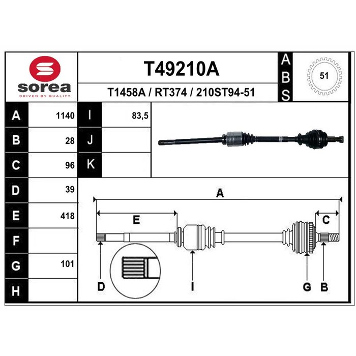 TRANSMISSION MASTER II 2.5 DCI D — SOREA SET49210A