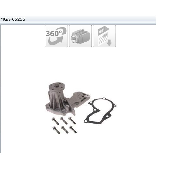 POMPE A EAU FORD FIESTA V VI FOCUS II MONDEO PA990 — MGA MGA-65256