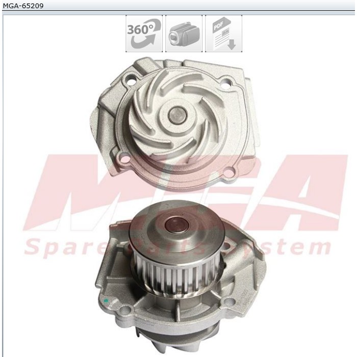 POMPE A EAU PALIO GRANDE PUNTO PAND 03 PA866 55184081 — MGA MGA-65209